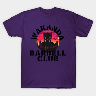 Wakanda Barbell Club T-Shirt